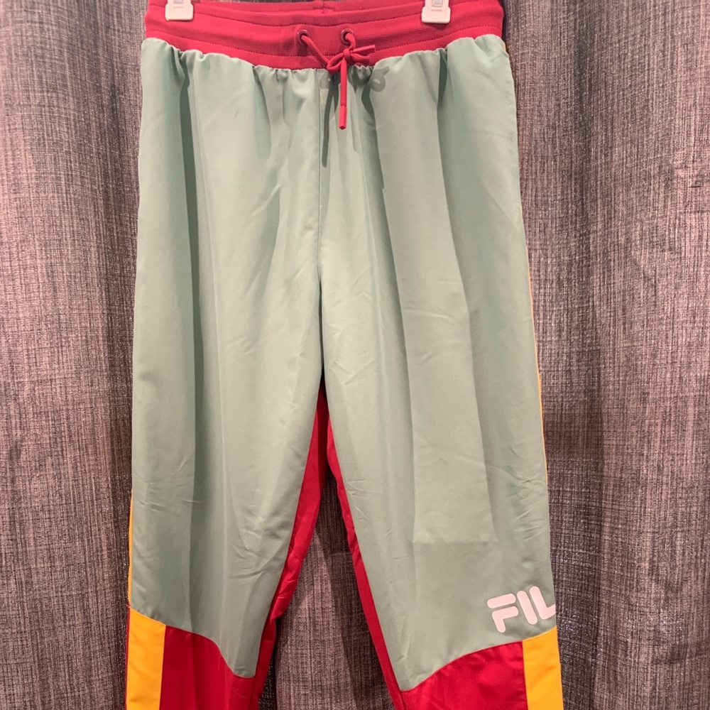 Urban outfitters exclusive fila jogger pants.